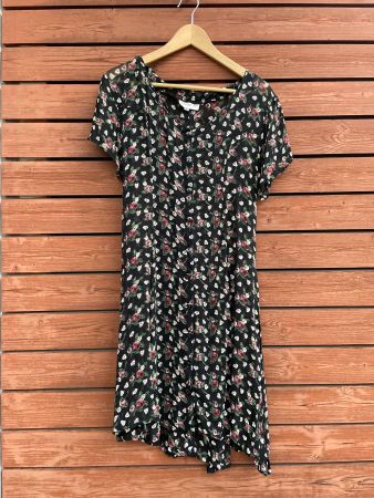 Blumenkleid leicht durchschienend / Grösse 38