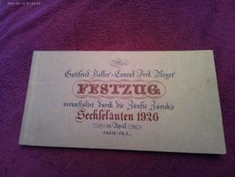 Festzug Sechseläuten 1926 Orell Füssli (HERAUSGEBER Z.ZÜRICH