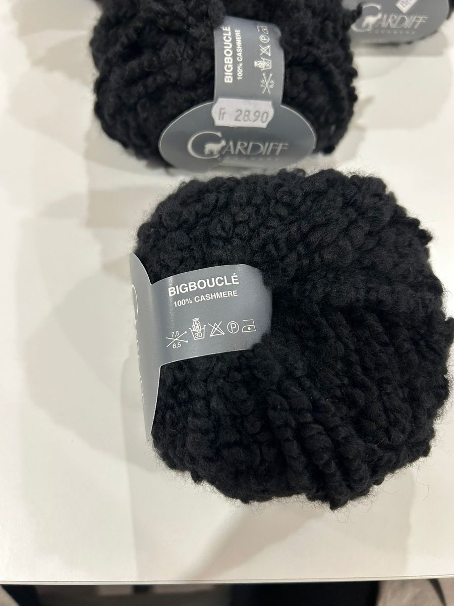Lana: Cardiff Big Boucle (6x noir) – Nuovo e nell'imballaggio originale da Bex venduto da eli_2kgy 3