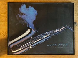 Cool Jazz von Jim Shick Plakat mit Rahmen