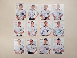 12 X Original DFB Autogrammkarten Bravo Sport Edition, Top!