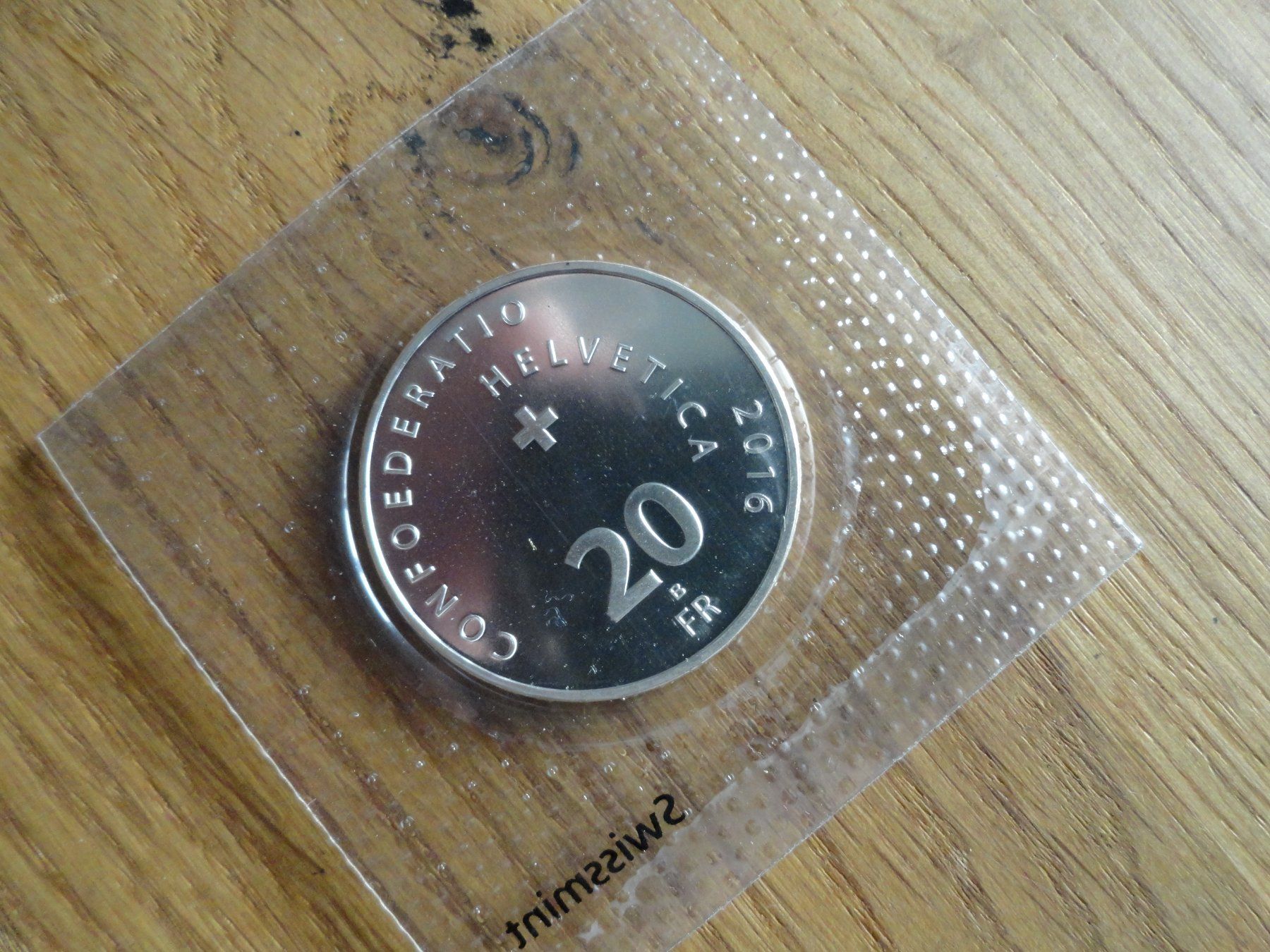 Alle Münzen: 20 Fr. Sondermünze 2016 - Silber - Gottardo – Neu und originalverpackt aus Gerlafingen von Shiva_74 4
