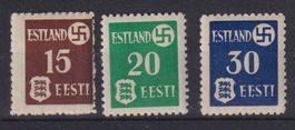 Dt. Besetzung ESTLAND 1941: Landespost Typ y **