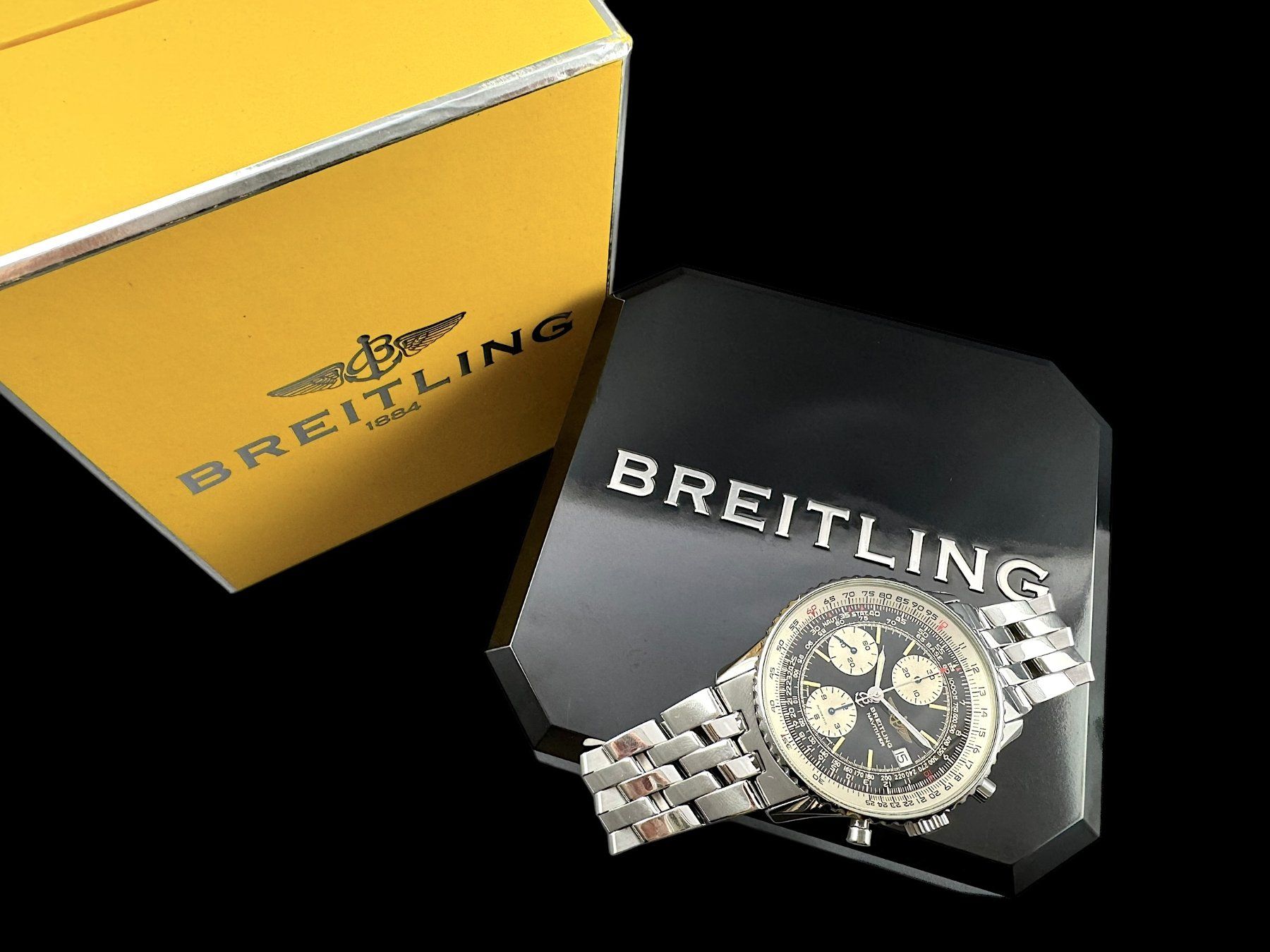 Breitling Orologi: Breitling Old Navitimer Chronograph Automatic 41mm *U1127 – Usato da Zürich venduto da GalerieInauen 1