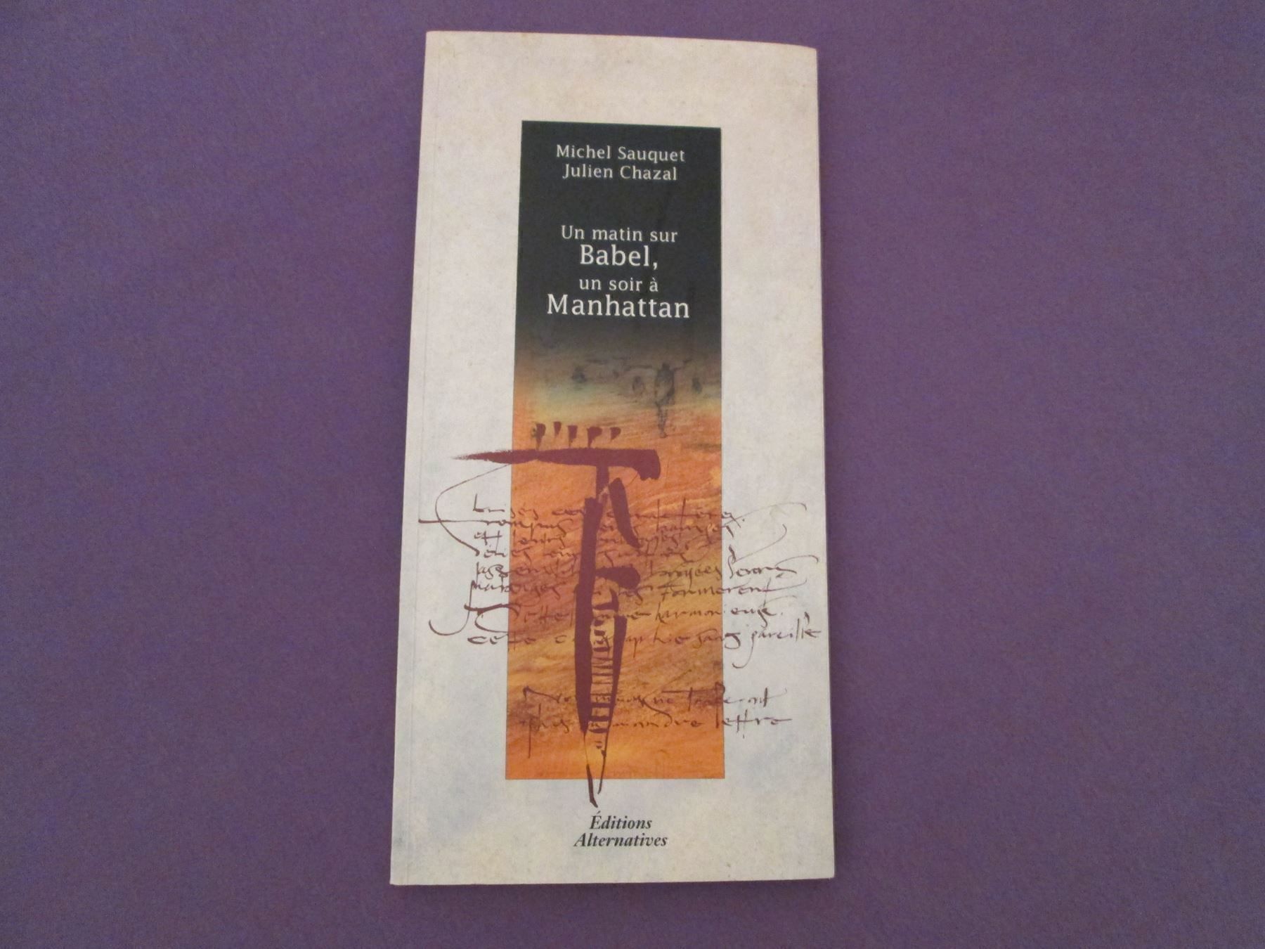 Libri: Un matin sur Babel, un soir à Manhattan – Usato da Neuchâtel venduto da Dualseele