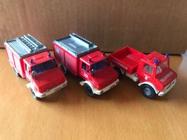 3x Unimog Feuerwehr