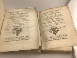 Opera analitica sopra le orazioni di Cicerone, G. Serra 1761