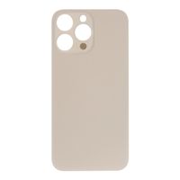 iPhone 14 Pro Max Rückglas Gold mit Logo