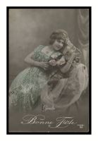 FEMME 1910 "Vœux Bonne Fête"