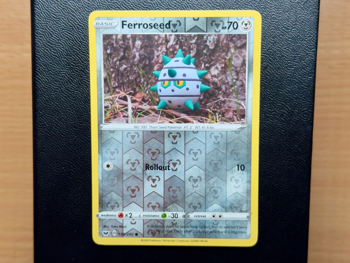 Pokémon Sammelbilder & Trading cards: Ferroseed Reverse (130/202)- Sword and Shield - SSH EN SwSh – Gebraucht aus Chézard-St-Martin von Kro_Cards