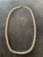 Collier perle avec fermoir en or 18 carats