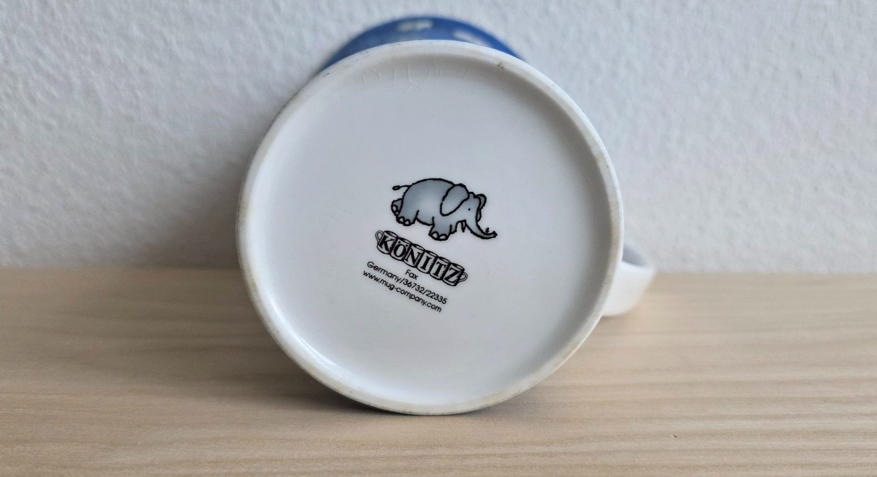 Tazze: Grosse Tasse KÖNITZ Blau – Nuovo (secondo la descrizione) da Greifensee venduto da Alpegrisli 5