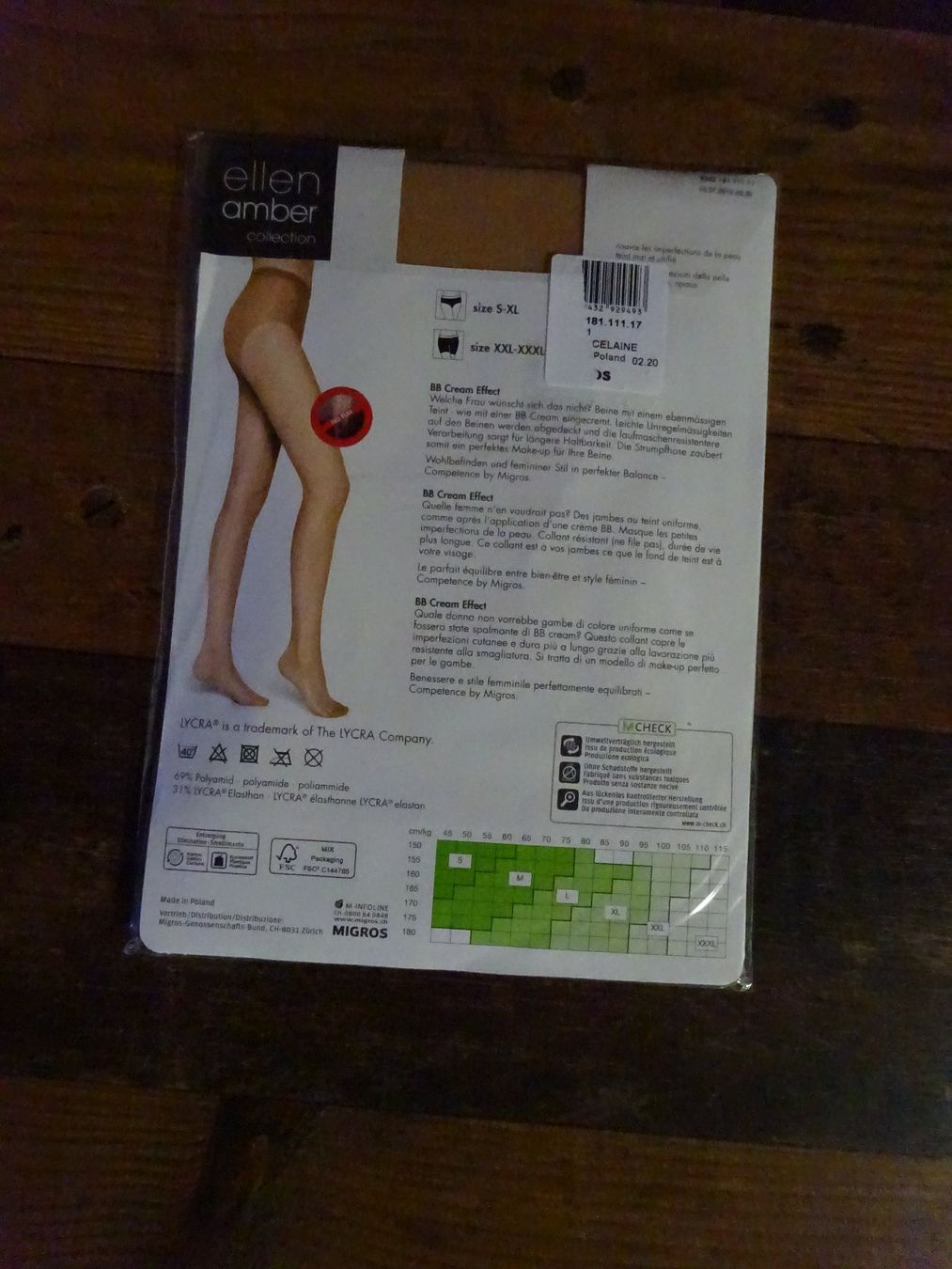 Ellen Amber Calze & Collant: Strumpfhose-Cream Effect/Ellen Amber – Nuovo e nell'imballaggio originale da Rothrist venduto da Mistery1 1