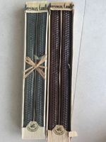 4 große natürliche Bienenwachskerzen NEU (33cm)
