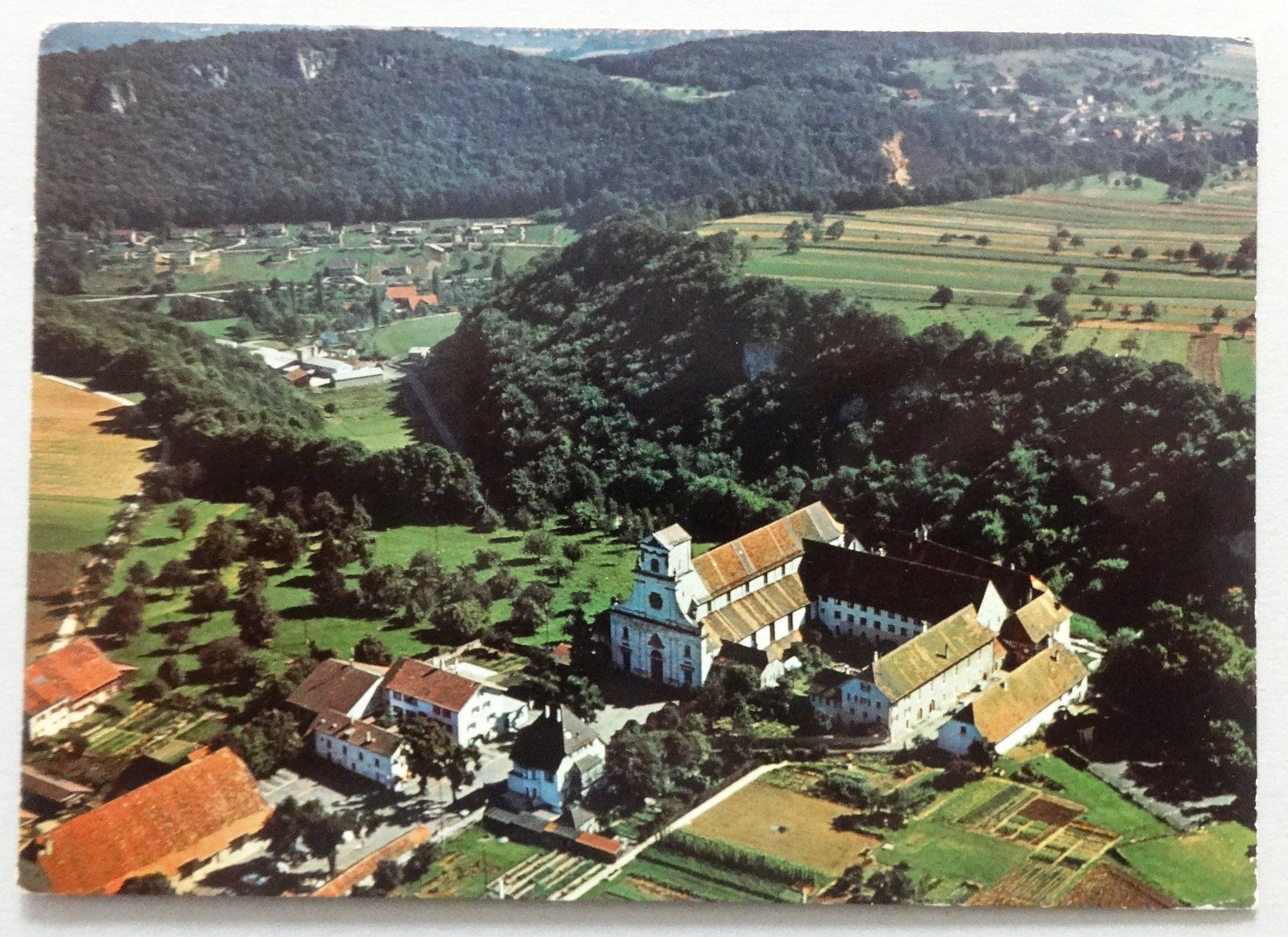Cartoline postali: Mariastein, Gesamtansicht des Klosters – Usato da Fétigny venduto da Billy2miny
