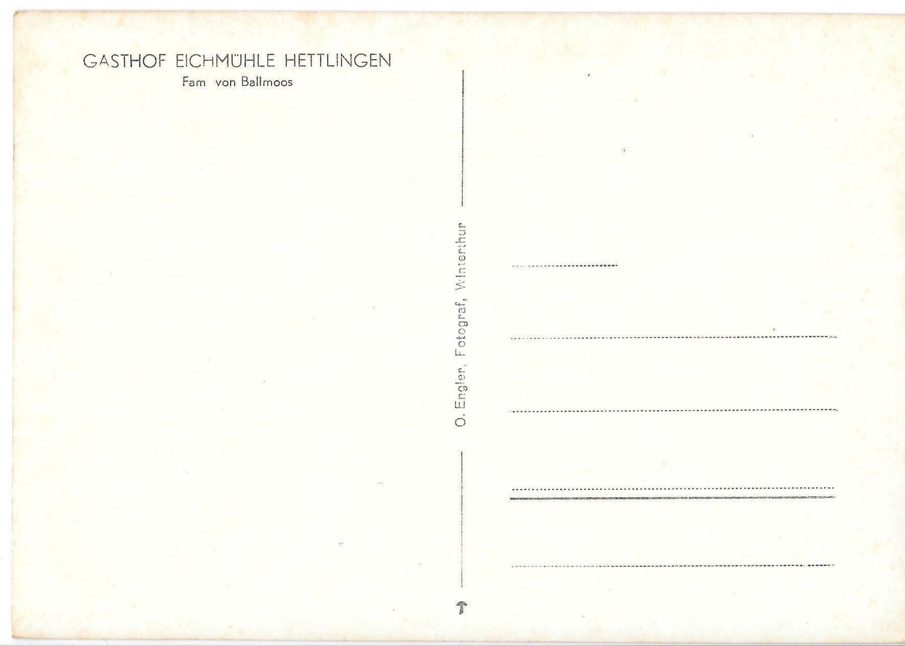 Cartoline postali: Hettlingen Gasthof Eichmühle – Usato da Olten venduto da clotaldi 1