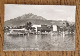Luzern mit Wagenbachbrunnen und Kunsthaus