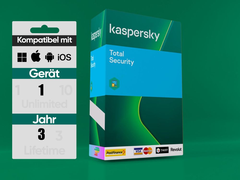 Kaspersky Total Security l 3 Geräte l 1 Jahr Kaufen auf Ricardo