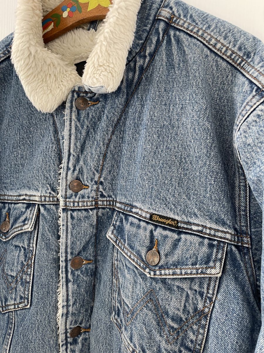 Giacche: Wrangler Vintage Jeans Jacke mit Teddyfutter, Gr. L, – Nuovo (secondo la descrizione) da Wetzikon ZH venduto da Jan_wojt 1