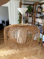 Suspension Vintage en rotin