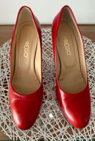 PREGO edle Pumps Gr. 38,5 in rot , Fussbett, NEUwertig
