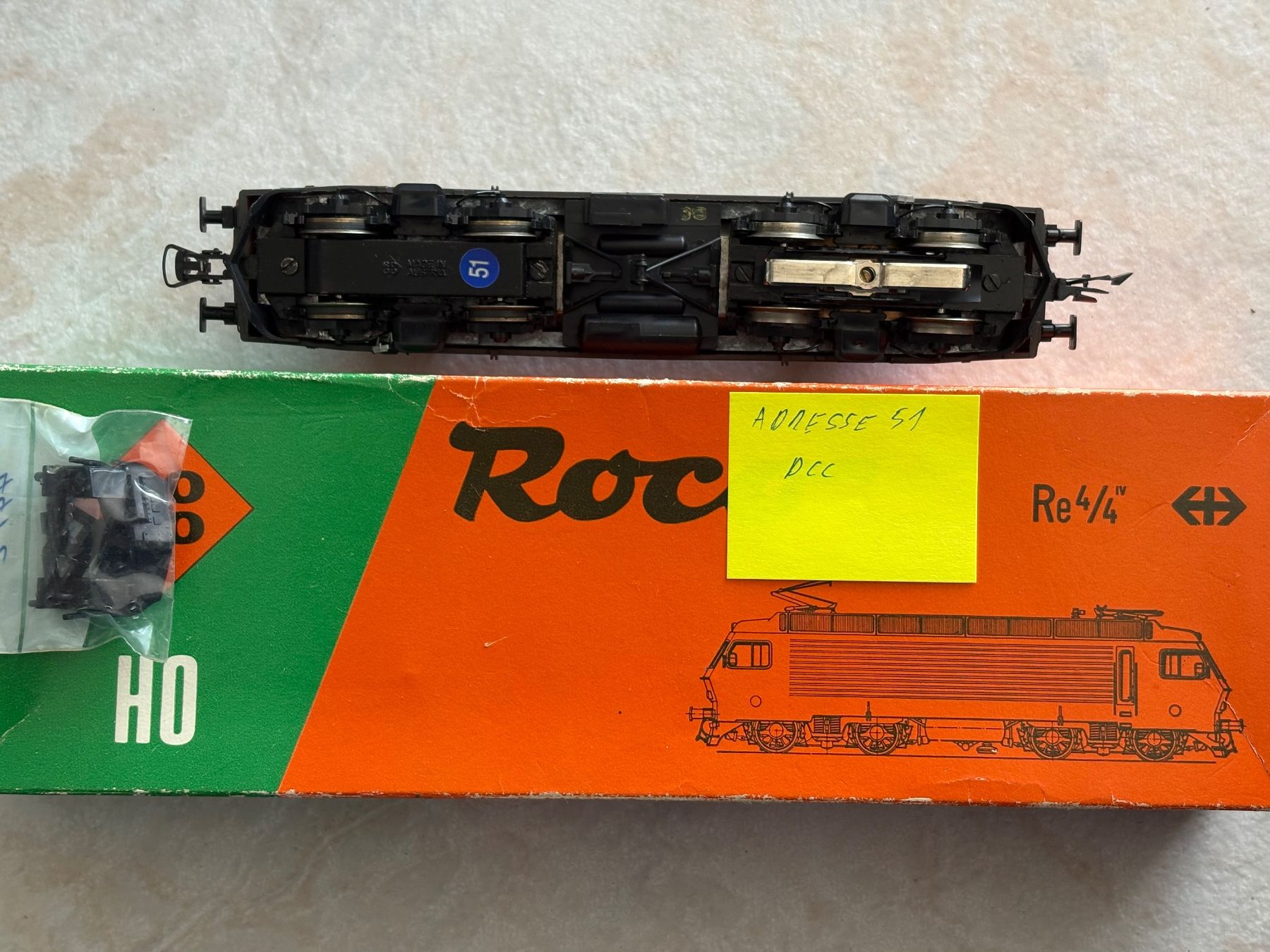 Roco Modellini di ferrovie: Roco 14178 Elok Re 4/4 SBB 10101 Digital DCC – Usato da Hauterive NE venduto da eriamch 3