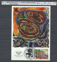 1992 Österreich, "11. Amtliche Maximumkarte", Sonderstempel