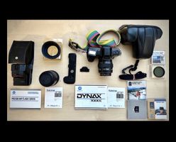 Appareil photo Minolta Dynax 7000i avec objectifs