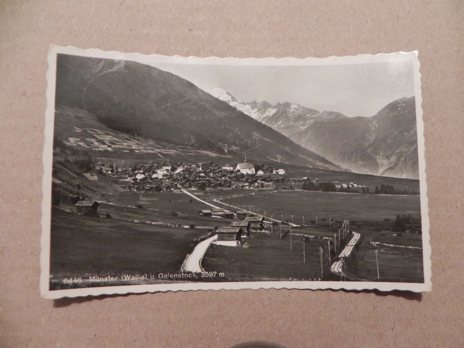 Cartoline postali: Ansichtskarte Münster VS Valais Wallis – Usato da Siebnen venduto da krimsie