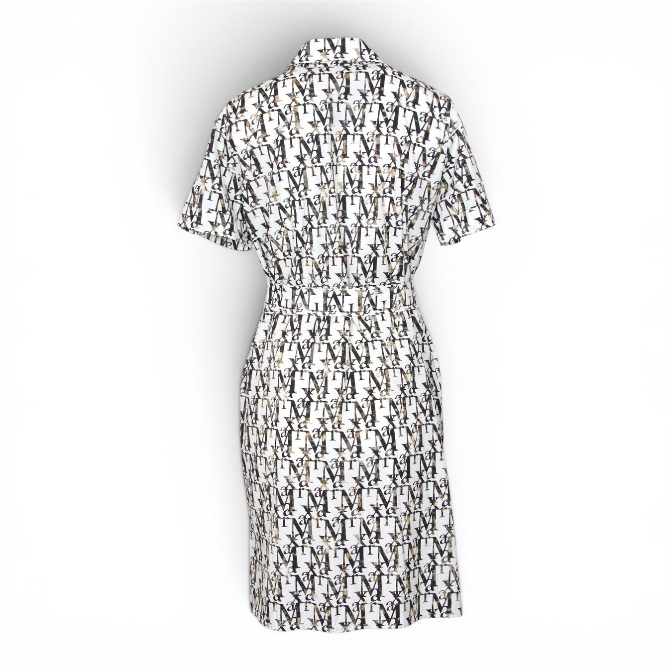 Max Mara Kleider: Max Mara Kleid weiss gemustert Gr. 38 – Gebraucht aus Binningen von Designerlabels 2