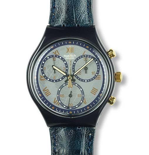 Swatch Uhren: SWATCH Chronograph SCN 104 Timeless Zone von 1992 – Neu und originalverpackt aus Heerbrugg von bue_64
