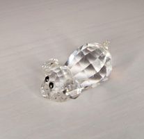 Swarovski Kristall Schwein Figur, Top Zustand