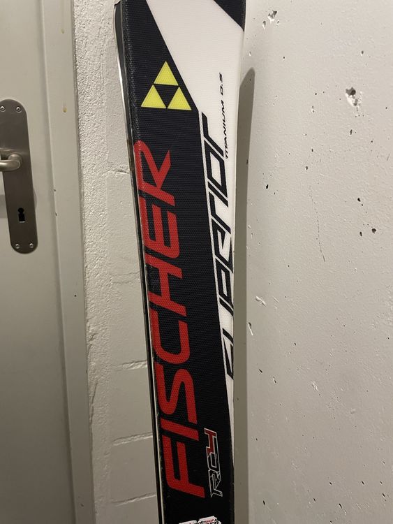Ski Fischer WC RC Piste 185 Cm Avec Fixations Fischer 13 - Ex Skis De Location - Occasion