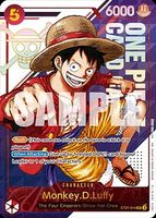 One Piece Luffy SR ST21014 Beckett BGS 9.5 Gem Mint TCG