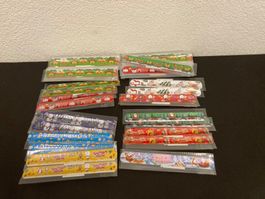 Schnapparmbänder Weihnachten 100 Stück gemischt