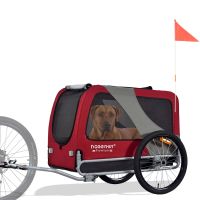 DOGGYHUT XL Hundefahrradanhänger ROT