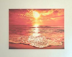Leinwandbild Sonnenuntergang 80x59