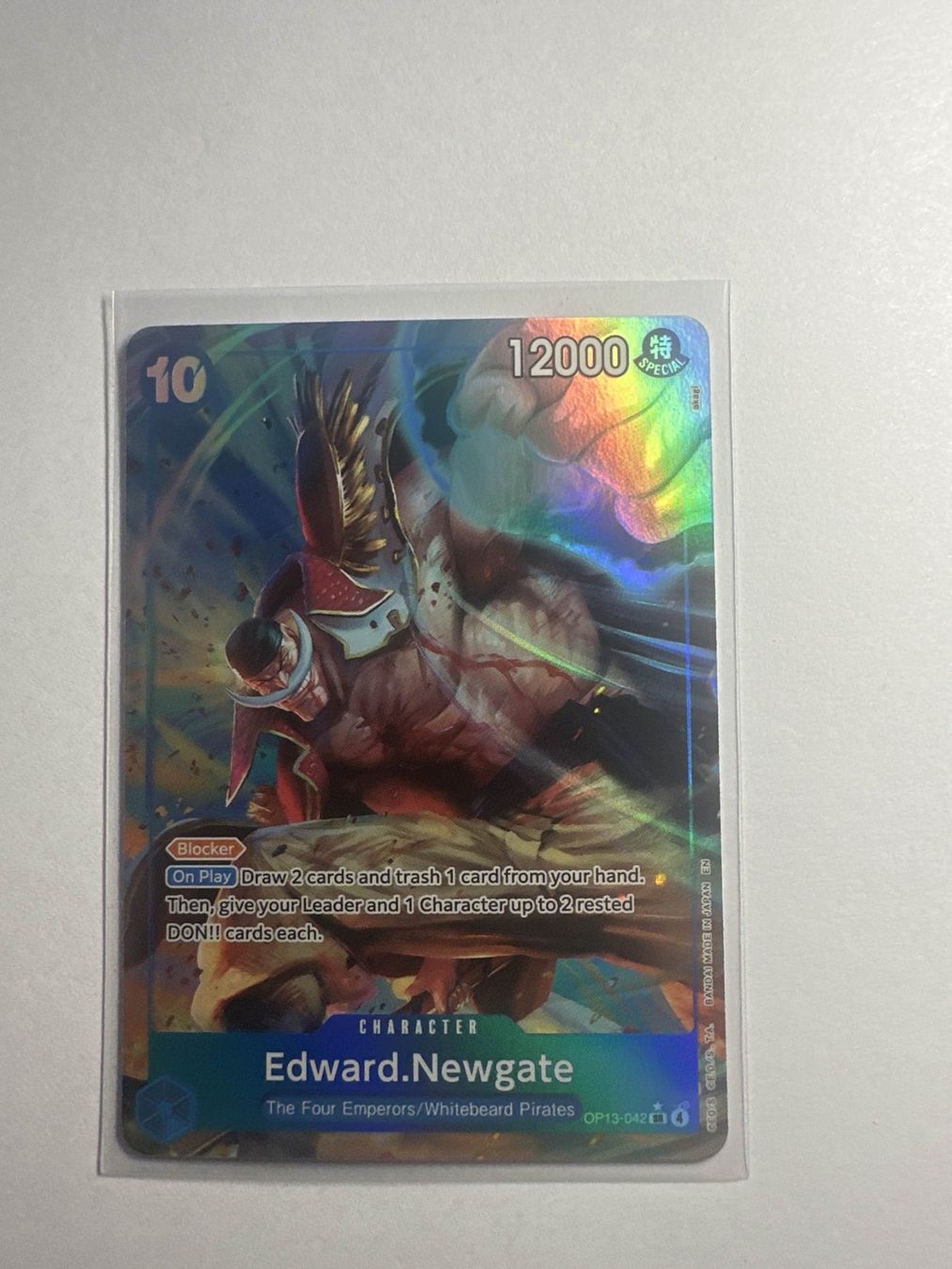 Bandai Carte collezionabili: One Piece Edward.Newgate (OP13-042) – Usato da Aesch BL venduto da LeekTCG