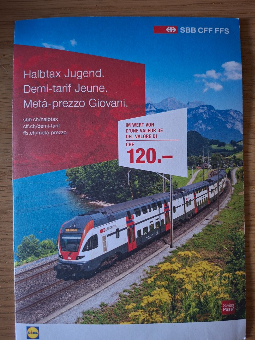 SBB/CFF/FFS Buoni: Halbtax Jugend SBB – Nuovo e nell'imballaggio originale da Muntelier venduto da Sellbuy