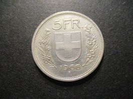 5.- Fr 1966  Pièce magnifique  Qualité Top du Top