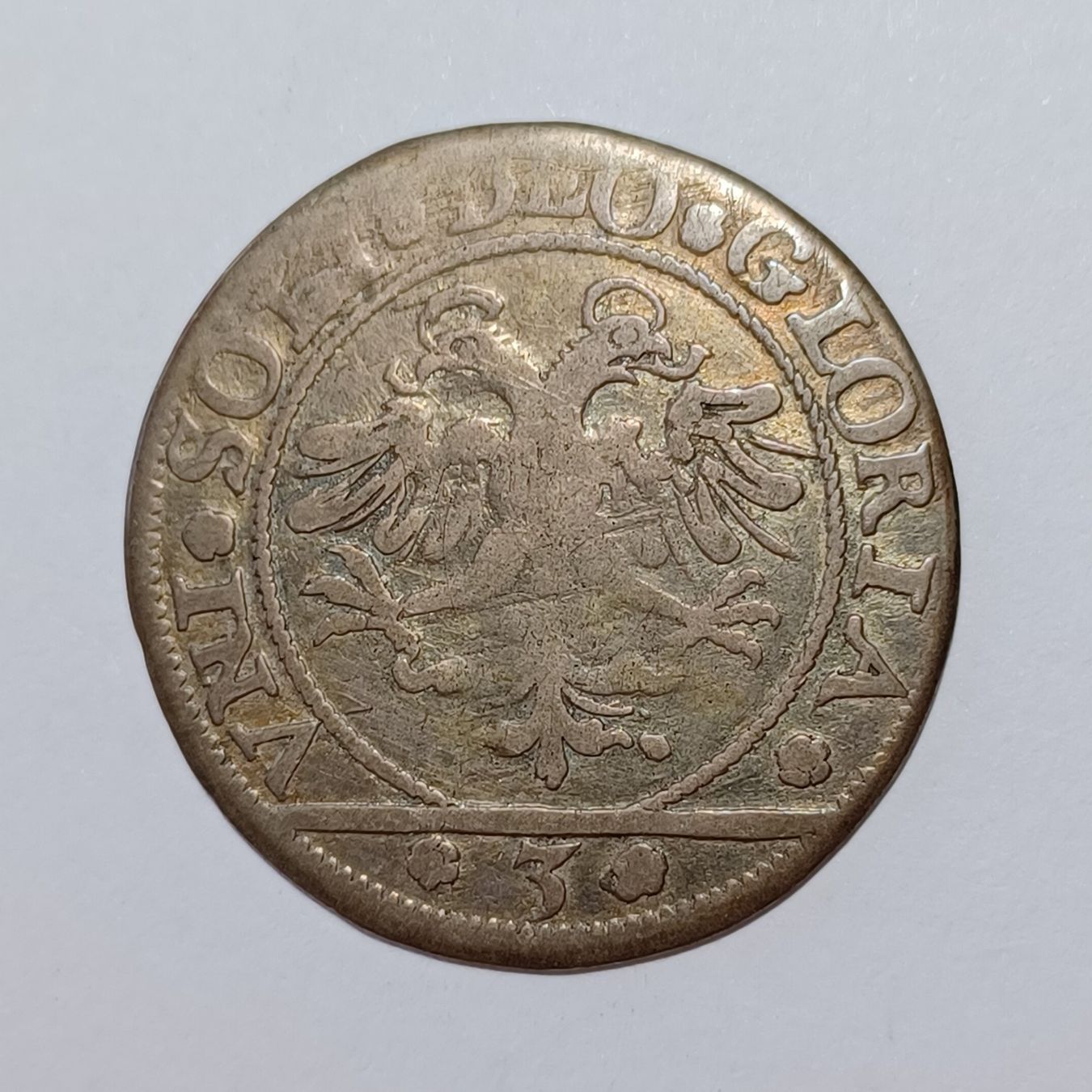 Alle Münzen: 1/2 Dicken 1624 St. Gallen s-ss – Gebraucht aus Pfäffikon ZH von Schweizer_Muenzen 1