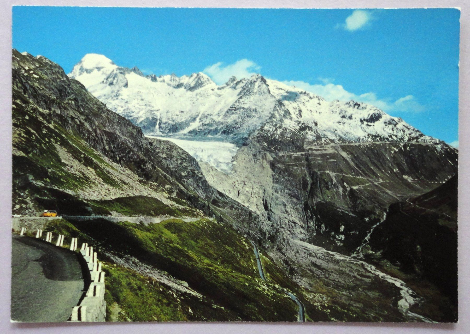 Cartoline postali: Grimsel und Furkapass, Rhonegletscher – Usato da Fétigny venduto da Billy2miny