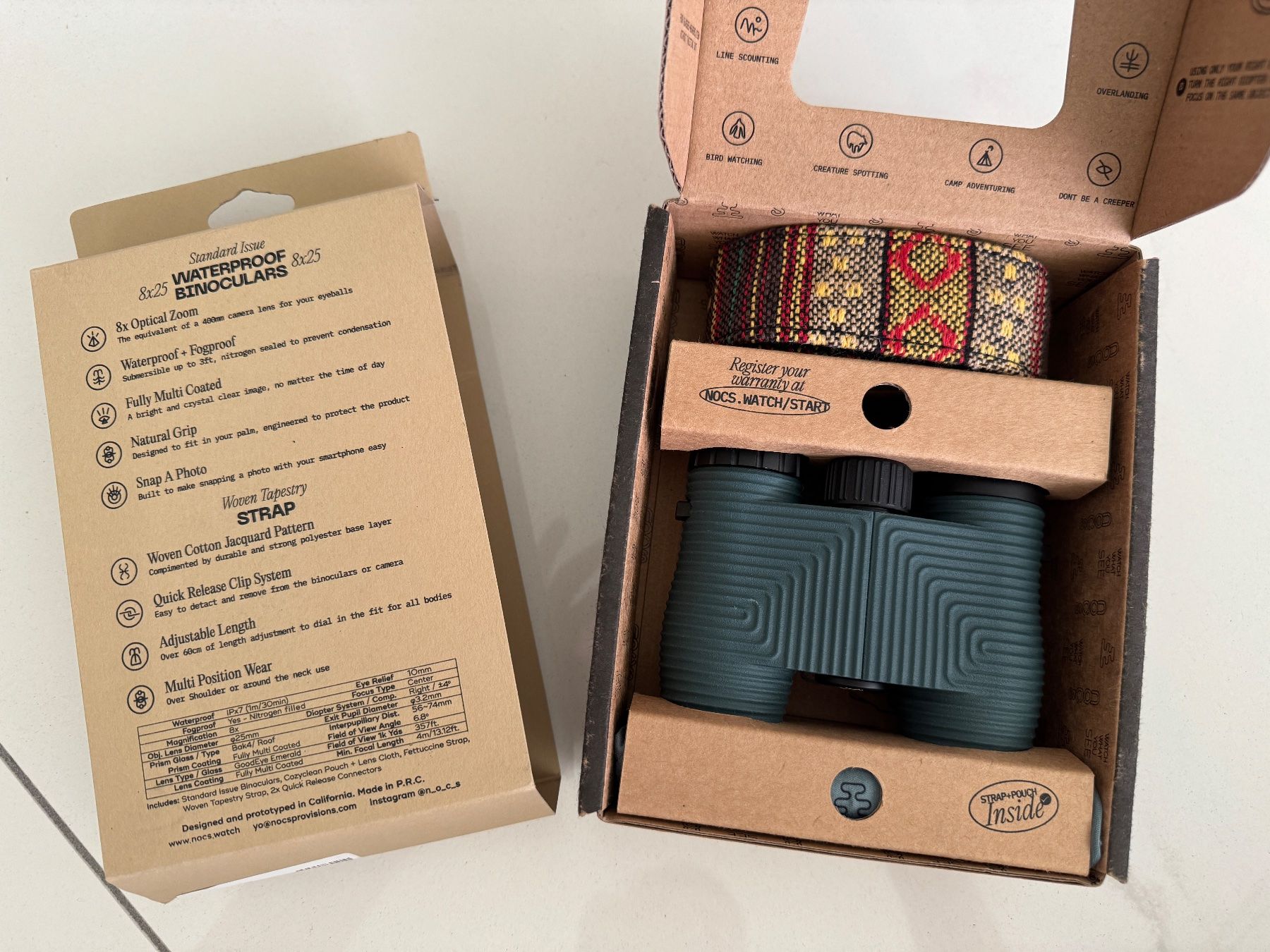 Binocoli: Feldstecher - Waterproof Binoculars Bundle 8 x 25 - TOP ! – Nuovo (secondo la descrizione) da Hünenberg See venduto da Rroger911 9
