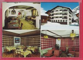 WERBE-FALTKARTE, HOTEL-RESTAURANT OLYMPIA, SAAS-ALMAGELL