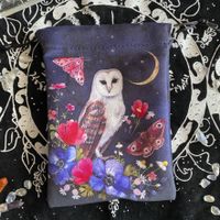 Beutel Säckli Hülle für Tarot Karten Edelsteine Wicca Motiv
