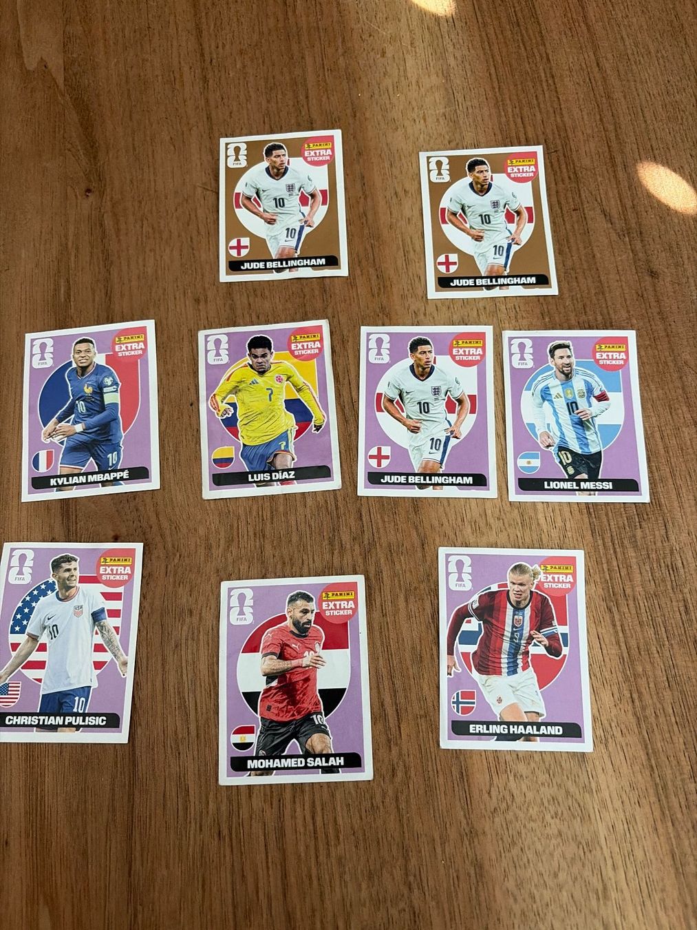 Panini Carte collezionabili: 9 panini Extra sticker – Usato da Zürich venduto da blausee01