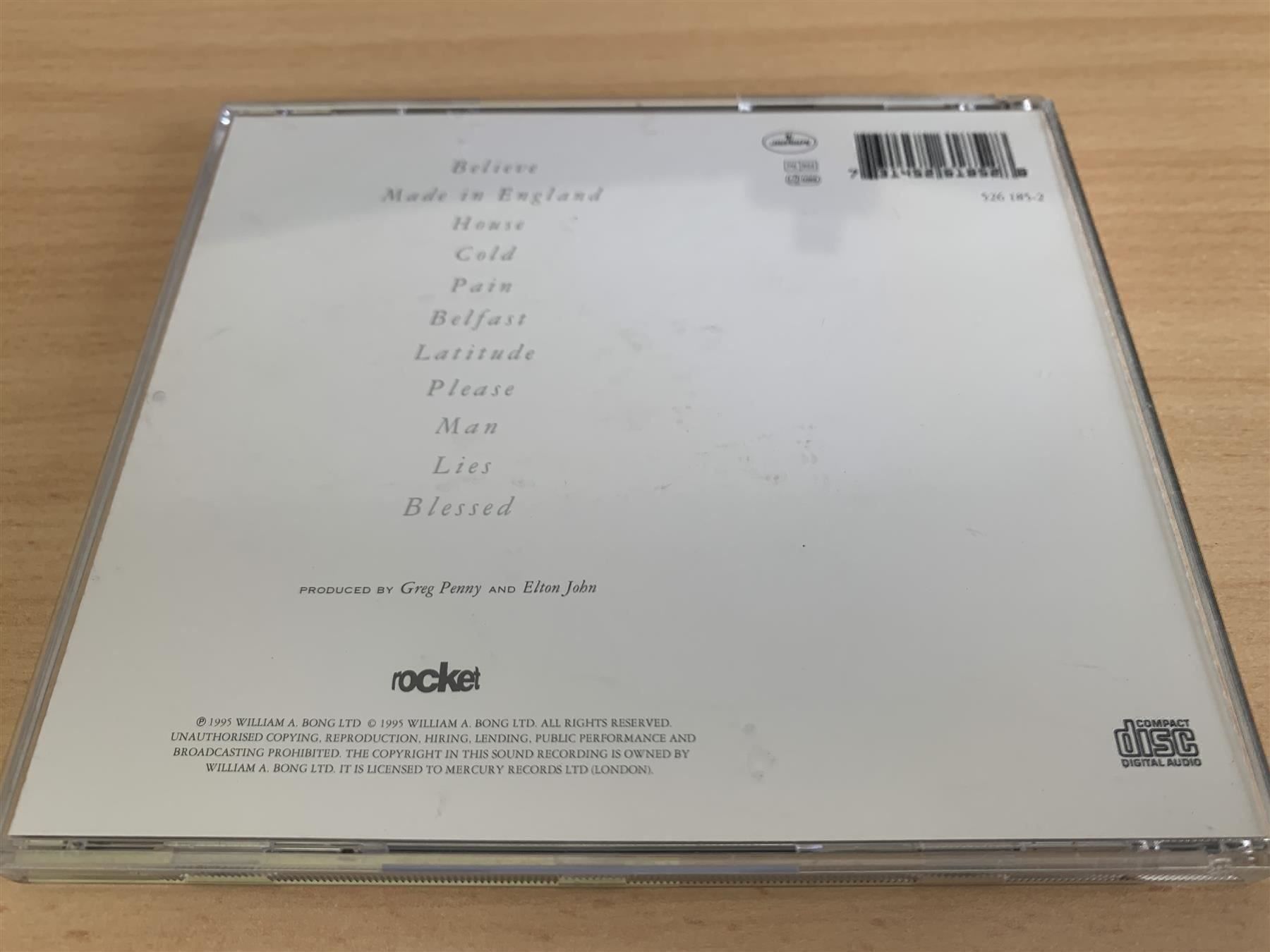 CD: Elton John – Made In England – Usato da Rikon im Tösstal venduto da Alpenmutz 1