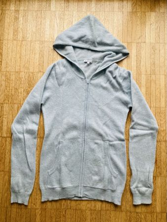 NS Cashmere Hoodie mit Reissverschluss, Grösse M/ L