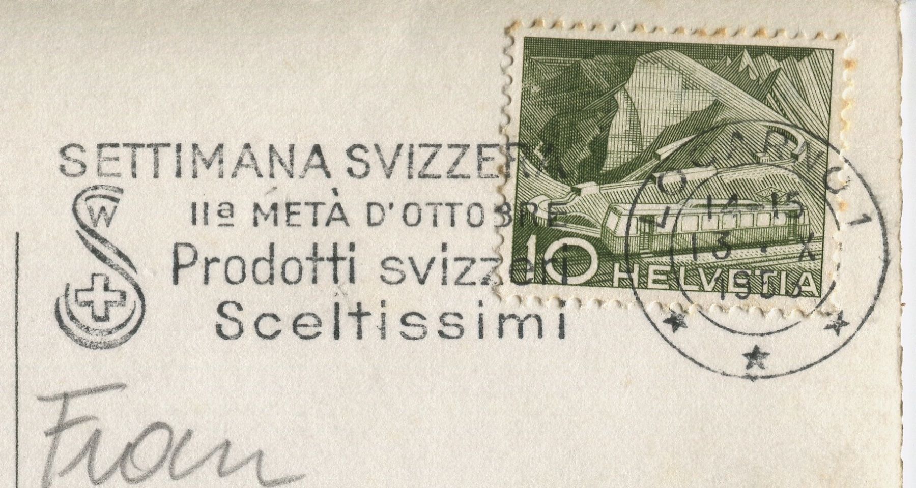 Cartoline postali: Minusio la Parrocchia e l'Oratorio 1953 – Usato da coglio venduto da Tascia1 1