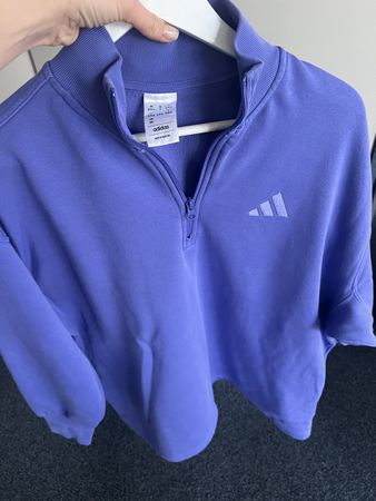 Adidas Lavender Sweatshirt - Size M - Stylish & Cosy!